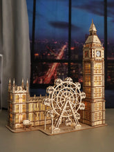 3D Holz-Puzzle - Big Ben mit Uhr